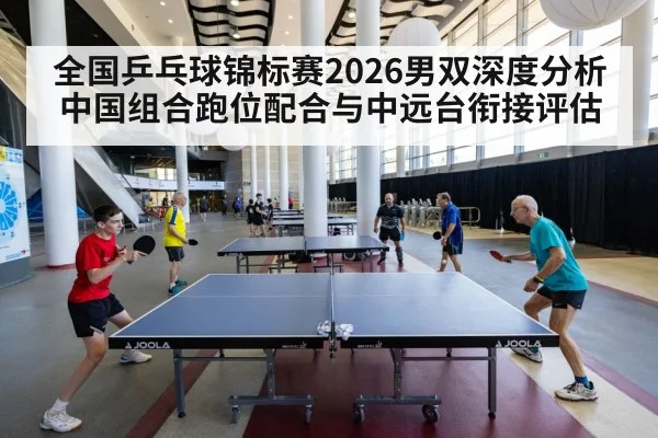 table tennis players mid distance rally